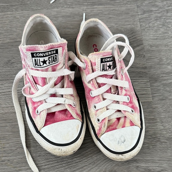 Converse Kids Pink Tie-Dye Sneakers - Picture 1 of 5